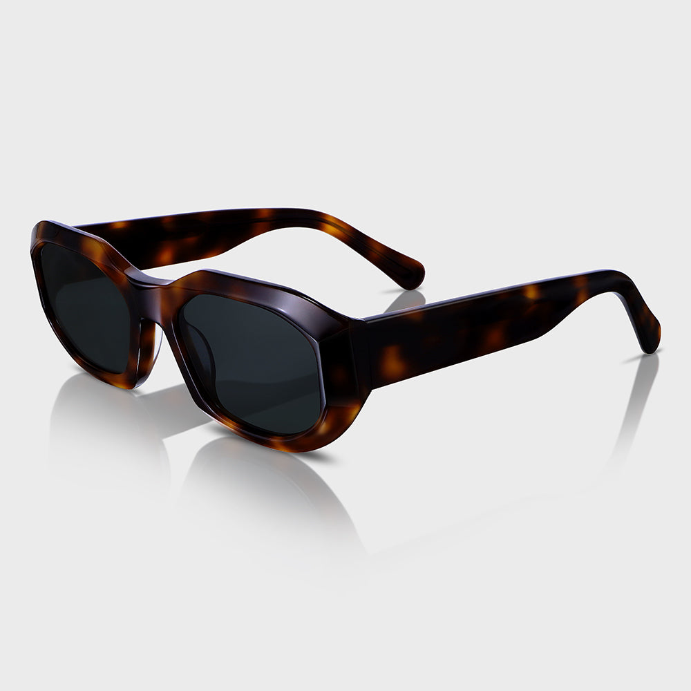 Tortoise Acetate UV400 Unisex Fashion Sunglasses – Boxed