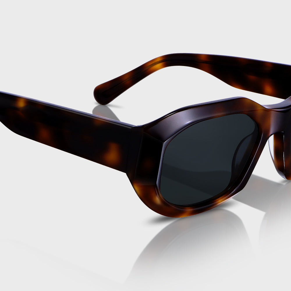 Tortoise Acetate UV400 Unisex Fashion Sunglasses – Boxed