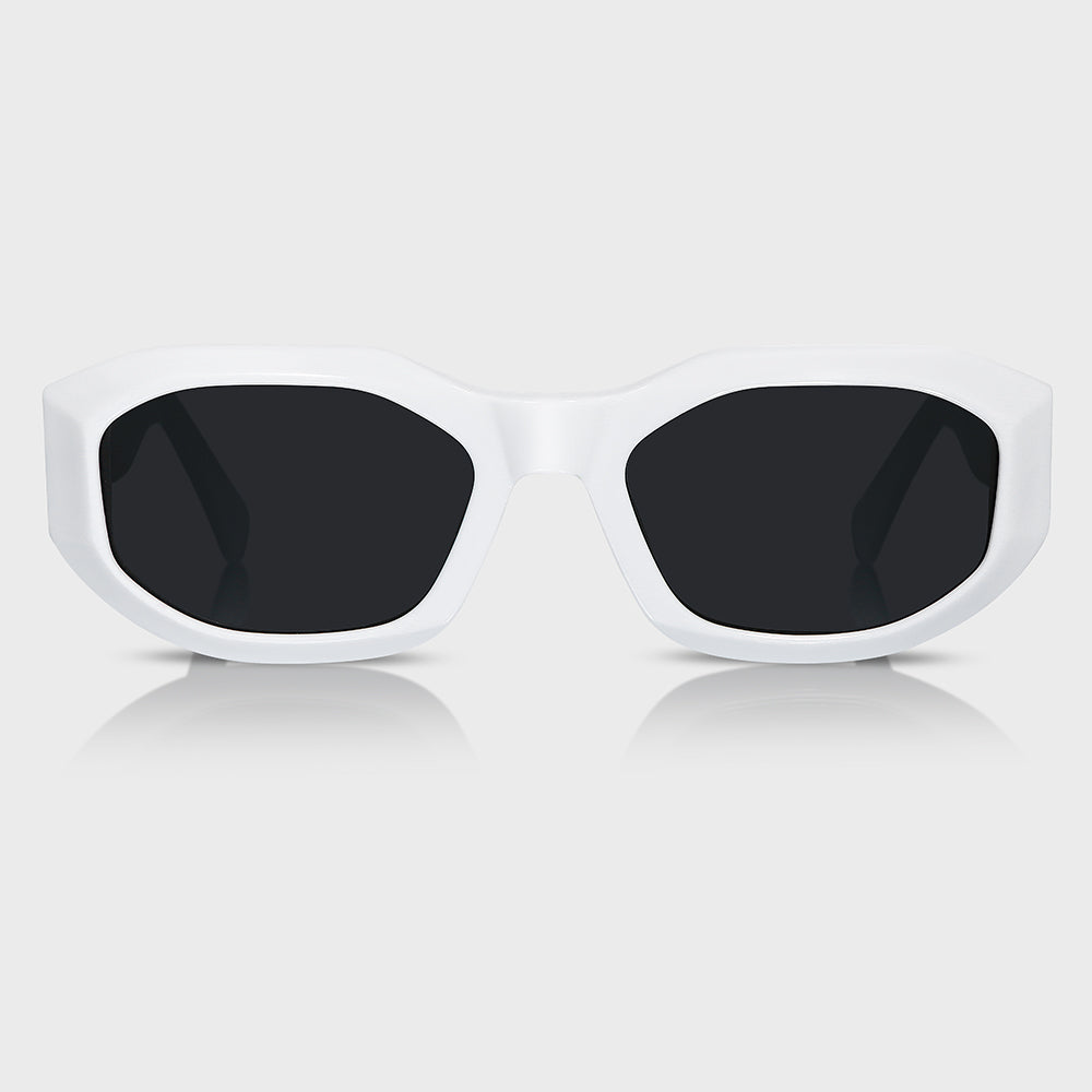 White Acetate UV400 Unisex Fashion Sunglasses – Full Protection