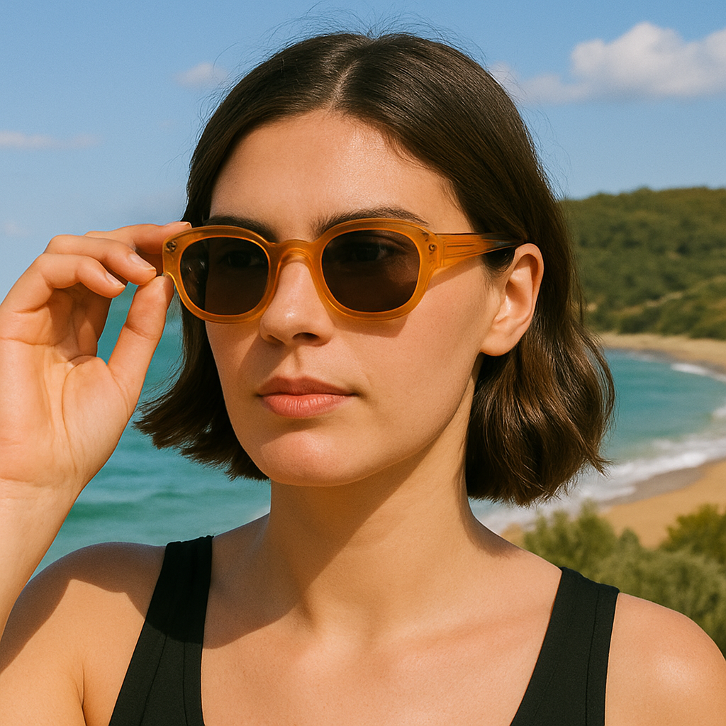 Unisex Acetate Fashion Sunglasses – UV400 Protection