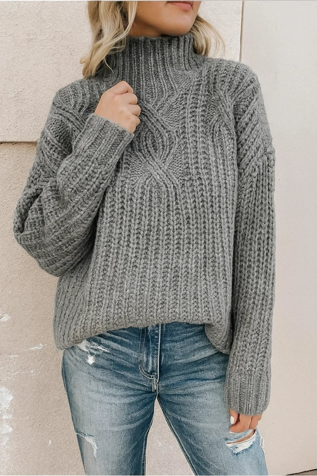Bella | Winter Women’s Cable Knit Sweater