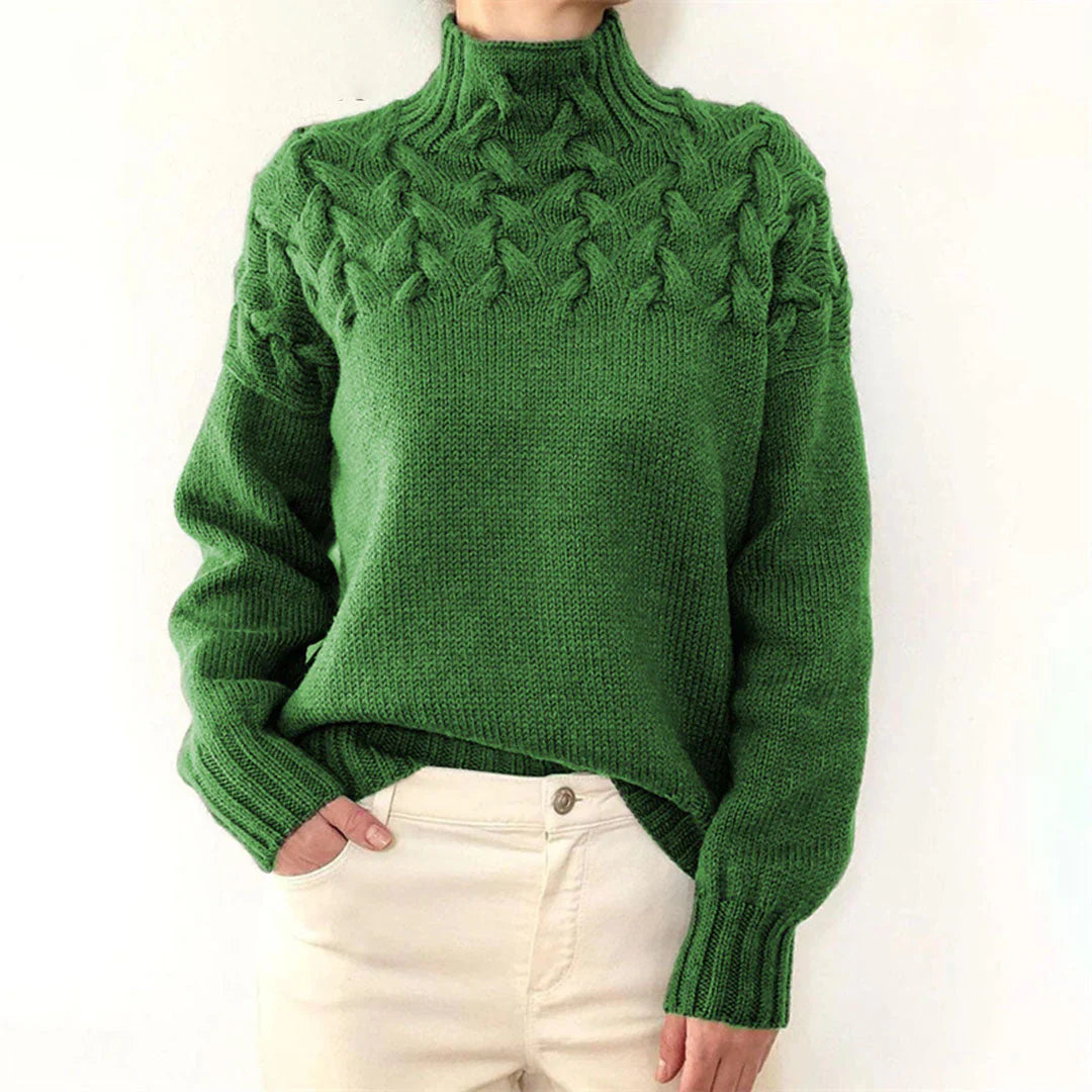 Dakota | Knitted Sweater with High Neck