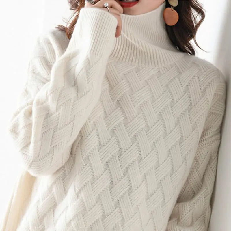 Linda | Women’s Winter Turtleneck Sweater with Soft Knit