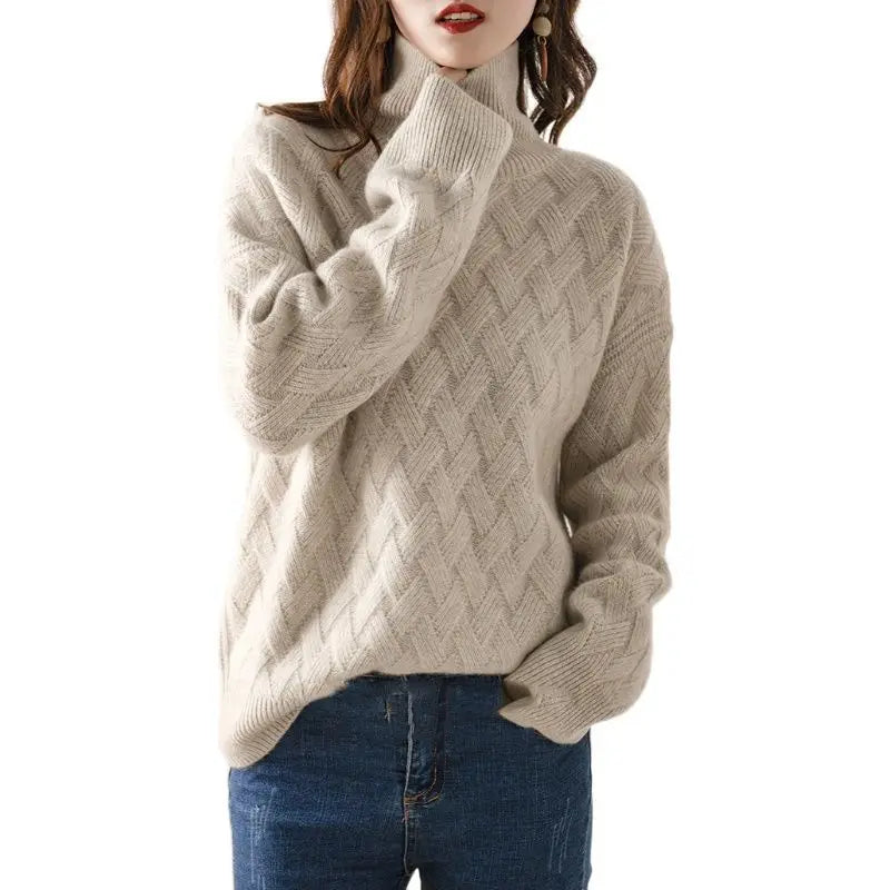 Linda | Women’s Winter Turtleneck Sweater with Soft Knit