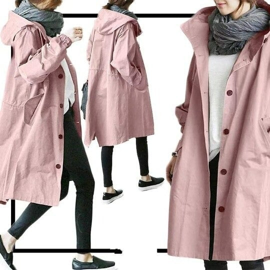 Naomi | Women’s Winter Long Coat with Hood