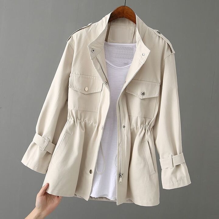 Alexandra | Relaxed Fit Jacket with Zipper and Pockets