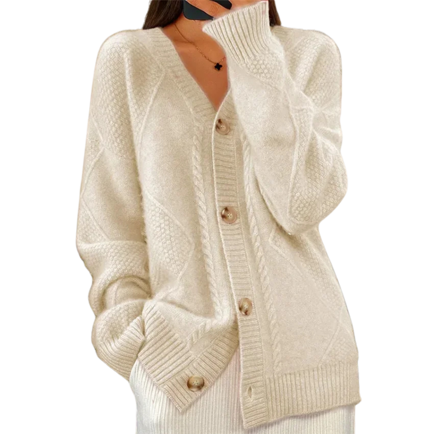 Addison | Comfortable Winter Cardigan with Buttons