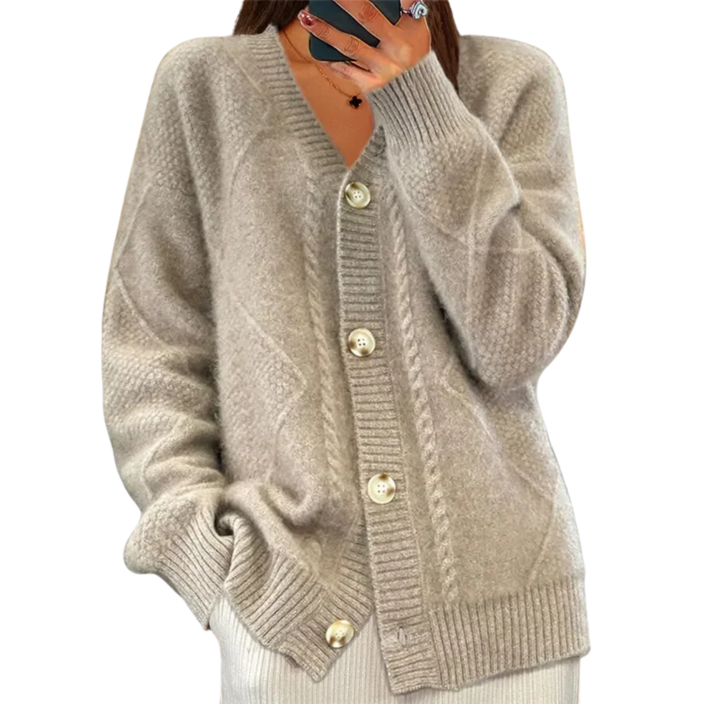 Addison | Comfortable Winter Cardigan with Buttons