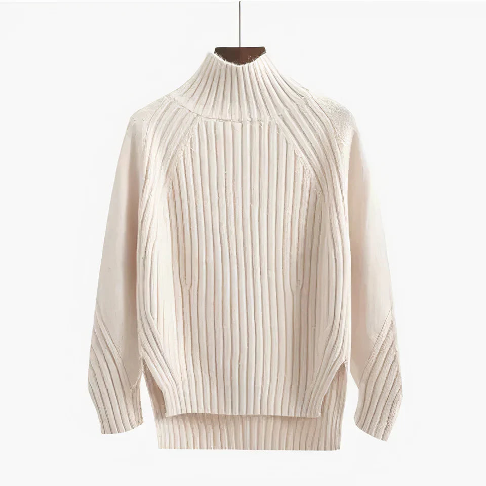 Chloe | Winter Women’s Ribbed Turtleneck Sweater