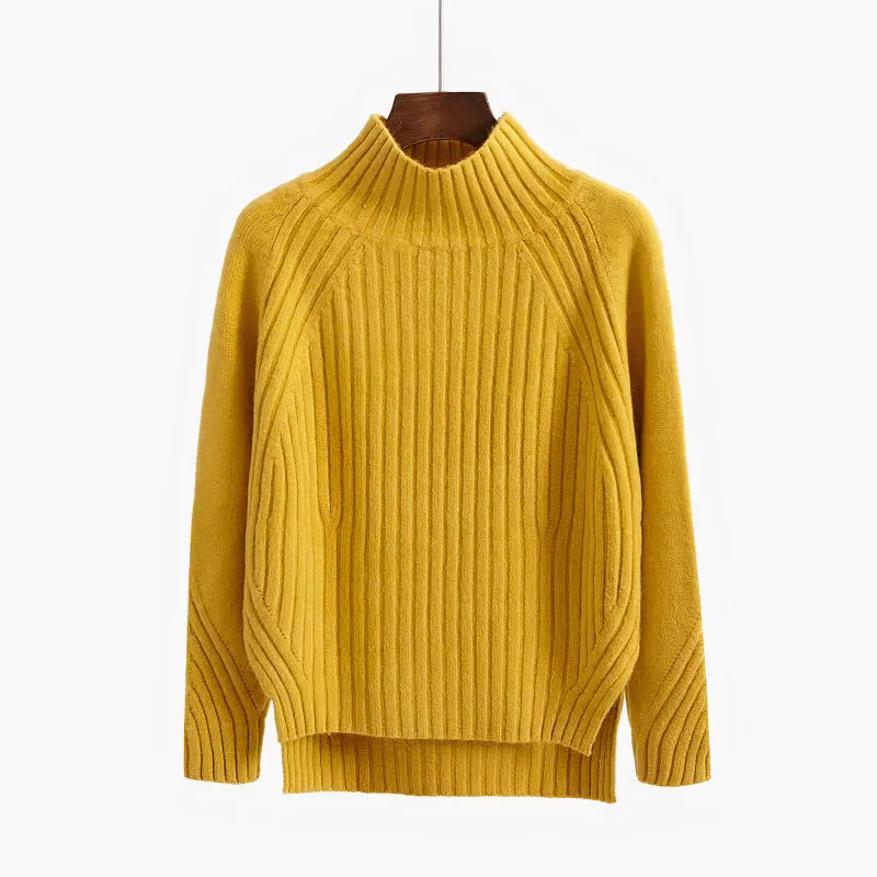 Chloe | Winter Women’s Ribbed Turtleneck Sweater