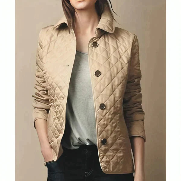 Erin | Quilted Jacket with Button Closure