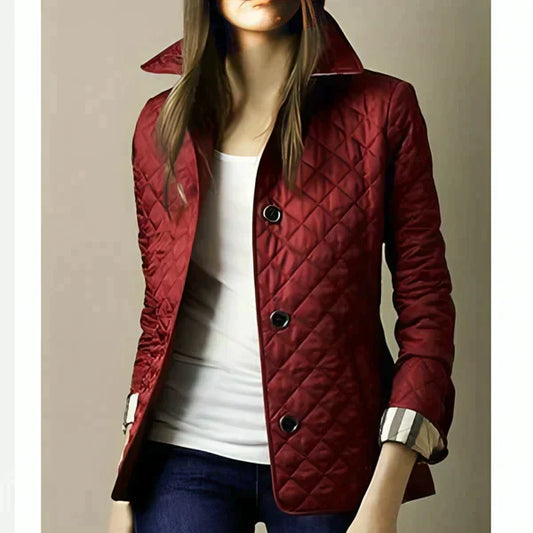 Erin | Quilted Jacket with Button Closure