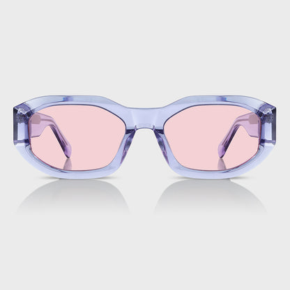 Unisex Rectangular UV400 Fashion Sunglasses with Acetate Frame