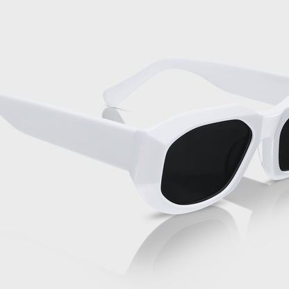 White Acetate UV400 Unisex Fashion Sunglasses – Full Protection