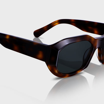 Tortoise Acetate UV400 Unisex Fashion Sunglasses – Boxed