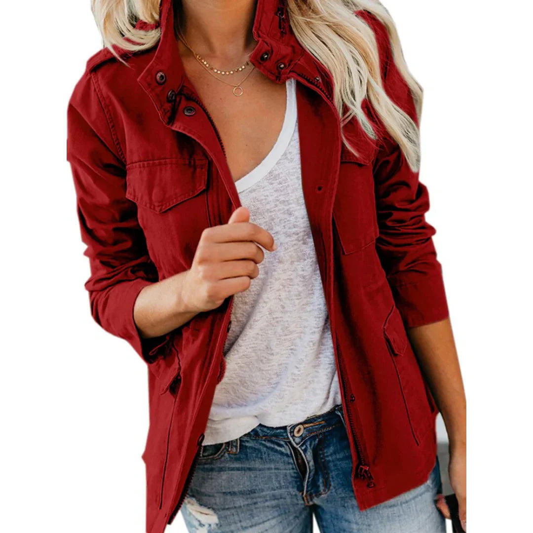 Anna | Winter Women’s Utility Jacket with Zipper