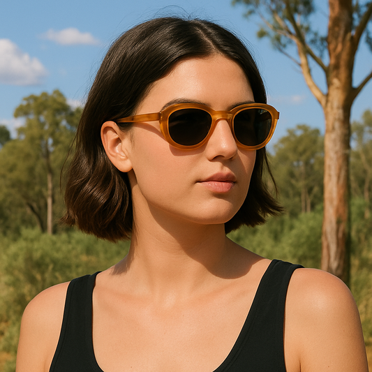Unisex Acetate Fashion Sunglasses – UV400 Protection