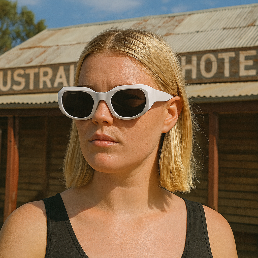 White Acetate UV400 Unisex Fashion Sunglasses – Full Protection