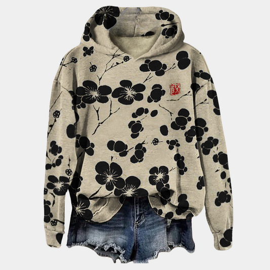 Bonnie | Winter Women’s Floral Sweater Hoodie