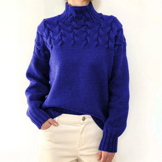 Dakota | Knitted Sweater with High Neck