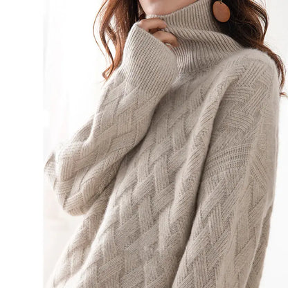 Linda | Women’s Winter Turtleneck Sweater with Soft Knit