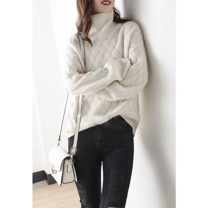 Linda | Women’s Winter Turtleneck Sweater with Soft Knit