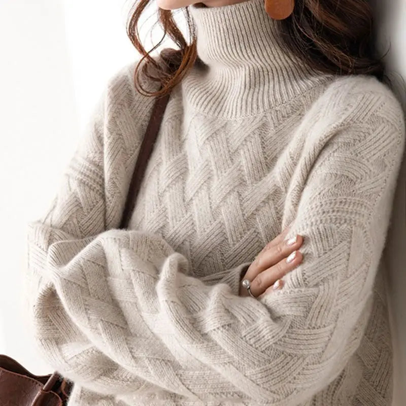 Linda | Women’s Winter Turtleneck Sweater with Soft Knit