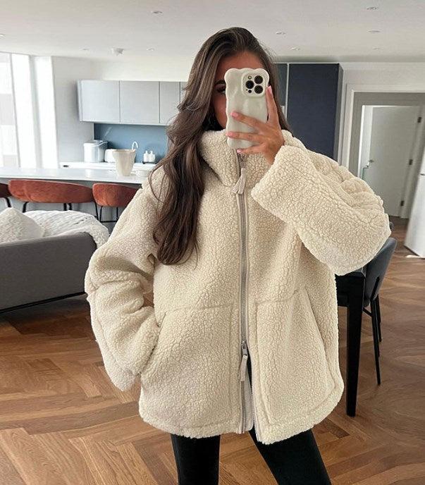 Holly | Women’s Warm Winter Zip Jacket with Loose-Fit