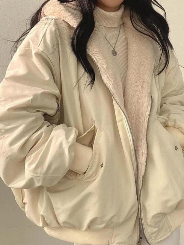 Miranda | Women’s Winter Faux Fur Zip-Up Jacket