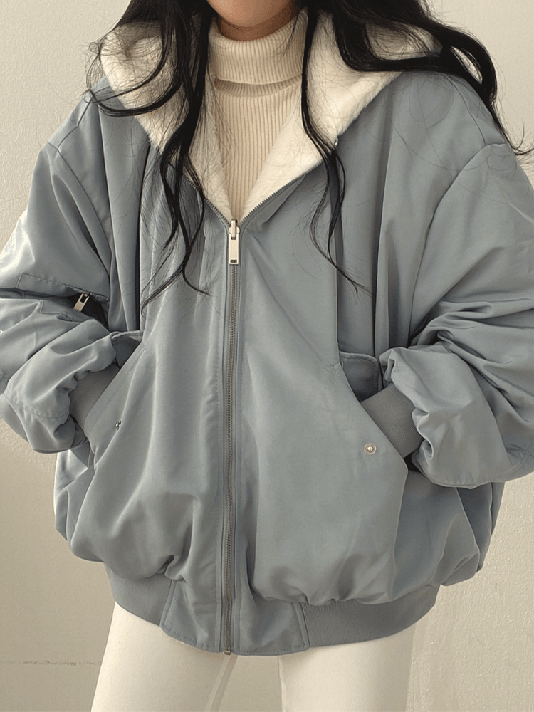 Miranda | Women’s Winter Faux Fur Zip-Up Jacket