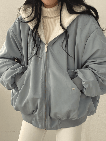 Miranda | Women’s Winter Faux Fur Zip-Up Jacket