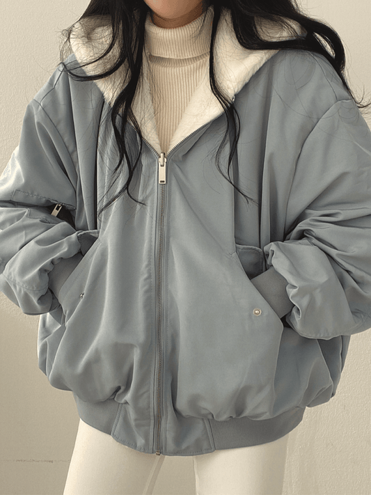 Miranda | Women’s Winter Faux Fur Zip-Up Jacket