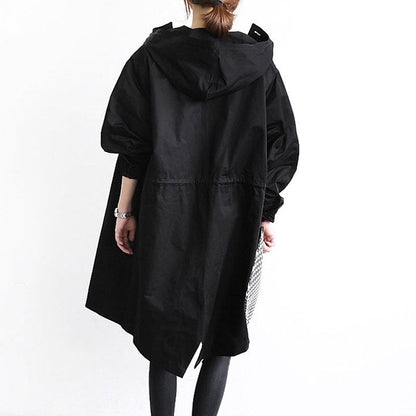 Julia | Hooded Long Coat with Pockets