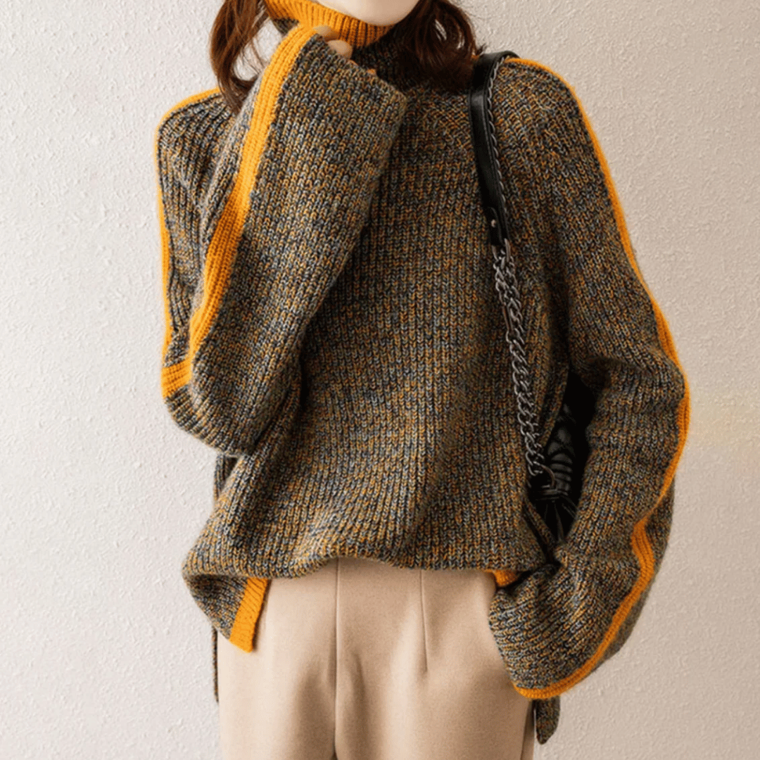 Jessica | Women’s Loose-Fit Winter Turtleneck Sweater