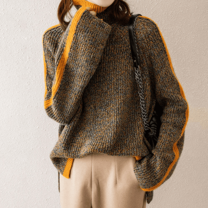 Jessica | Women’s Loose-Fit Winter Turtleneck Sweater