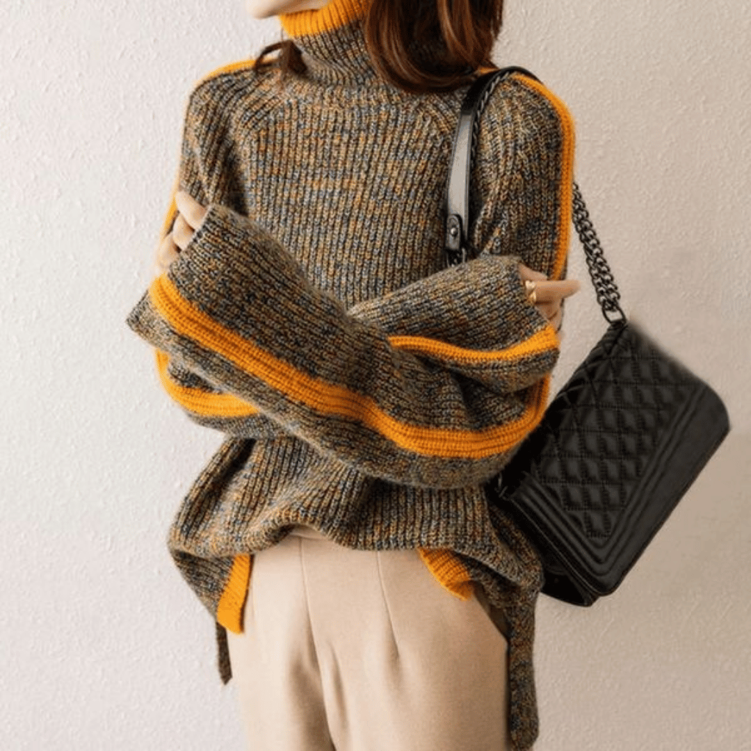 Jessica | Women’s Loose-Fit Winter Turtleneck Sweater
