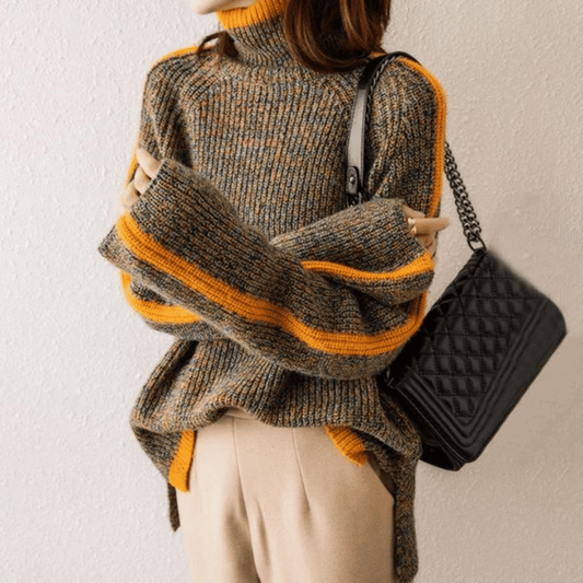 Jessica | Women’s Loose-Fit Winter Turtleneck Sweater