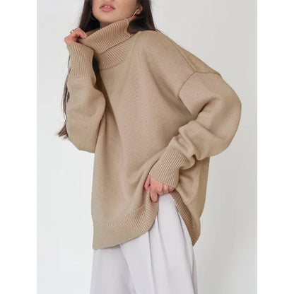 Casey | Women Winter Knitted Turtleneck Sweater