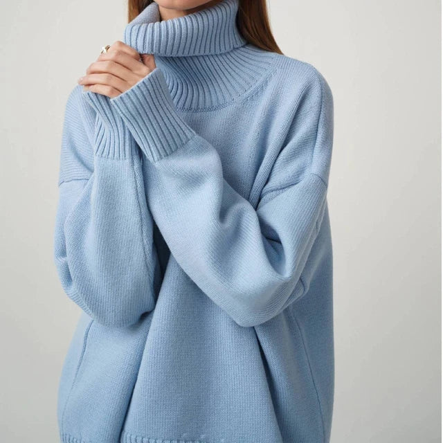 Casey | Women Winter Knitted Turtleneck Sweater