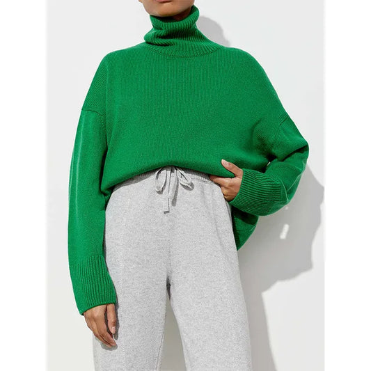 Casey | Women Winter Knitted Turtleneck Sweater