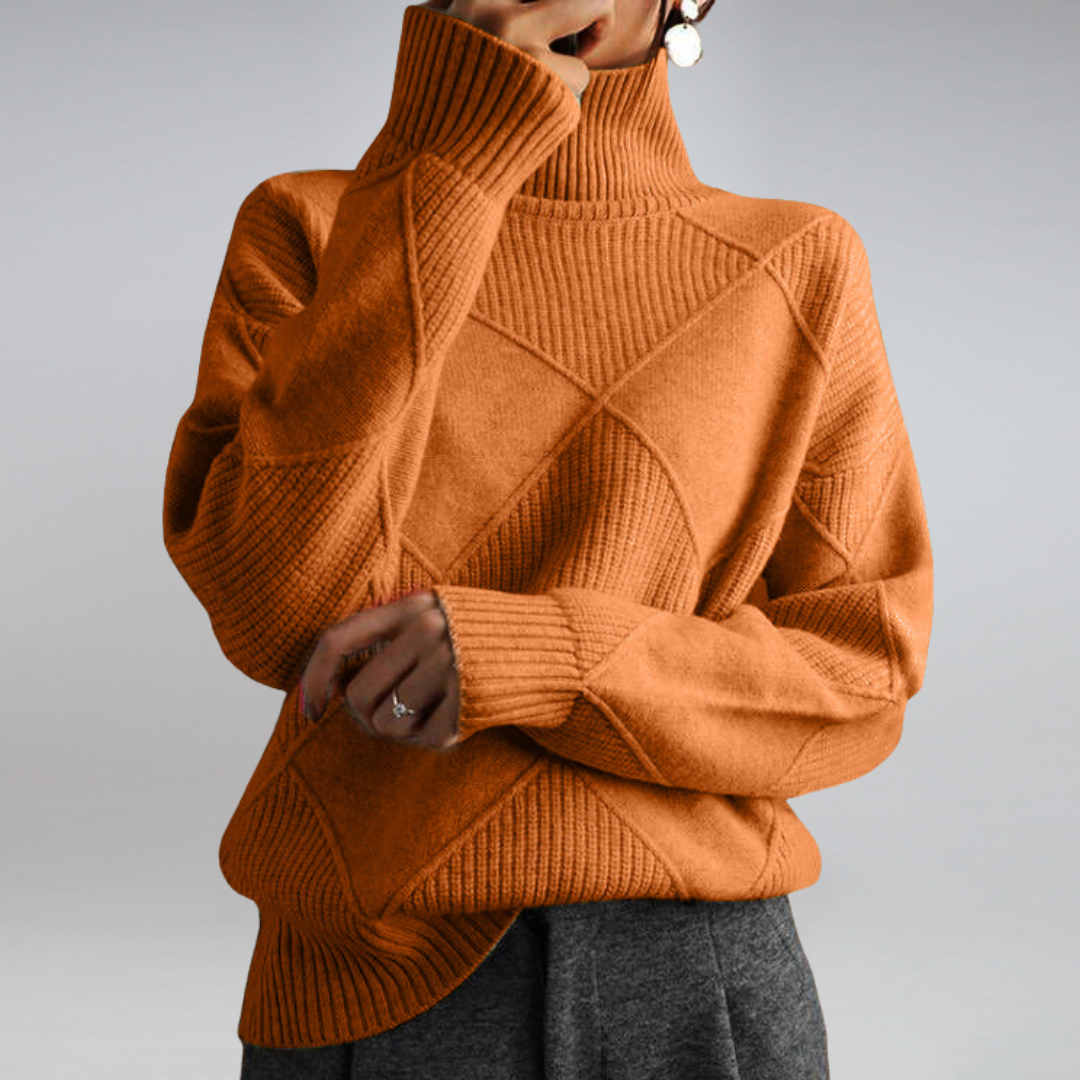 Kaitlyn | Women’s Loose-Fit Winter Sweater with Stretch
