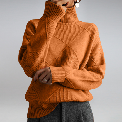 Kaitlyn | Women’s Loose-Fit Winter Sweater with Stretch