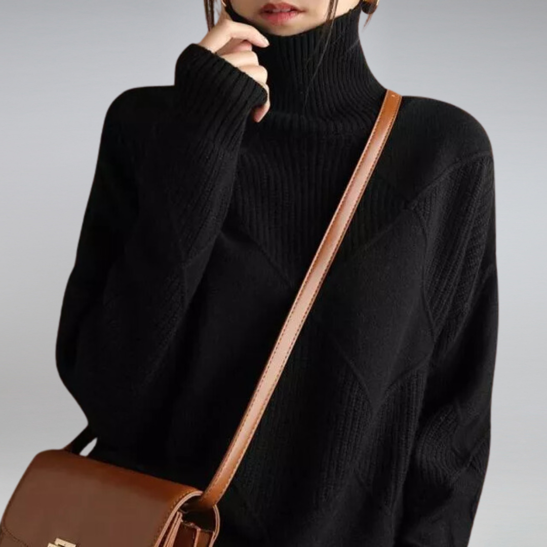 Kaitlyn | Women’s Loose-Fit Winter Sweater with Stretch