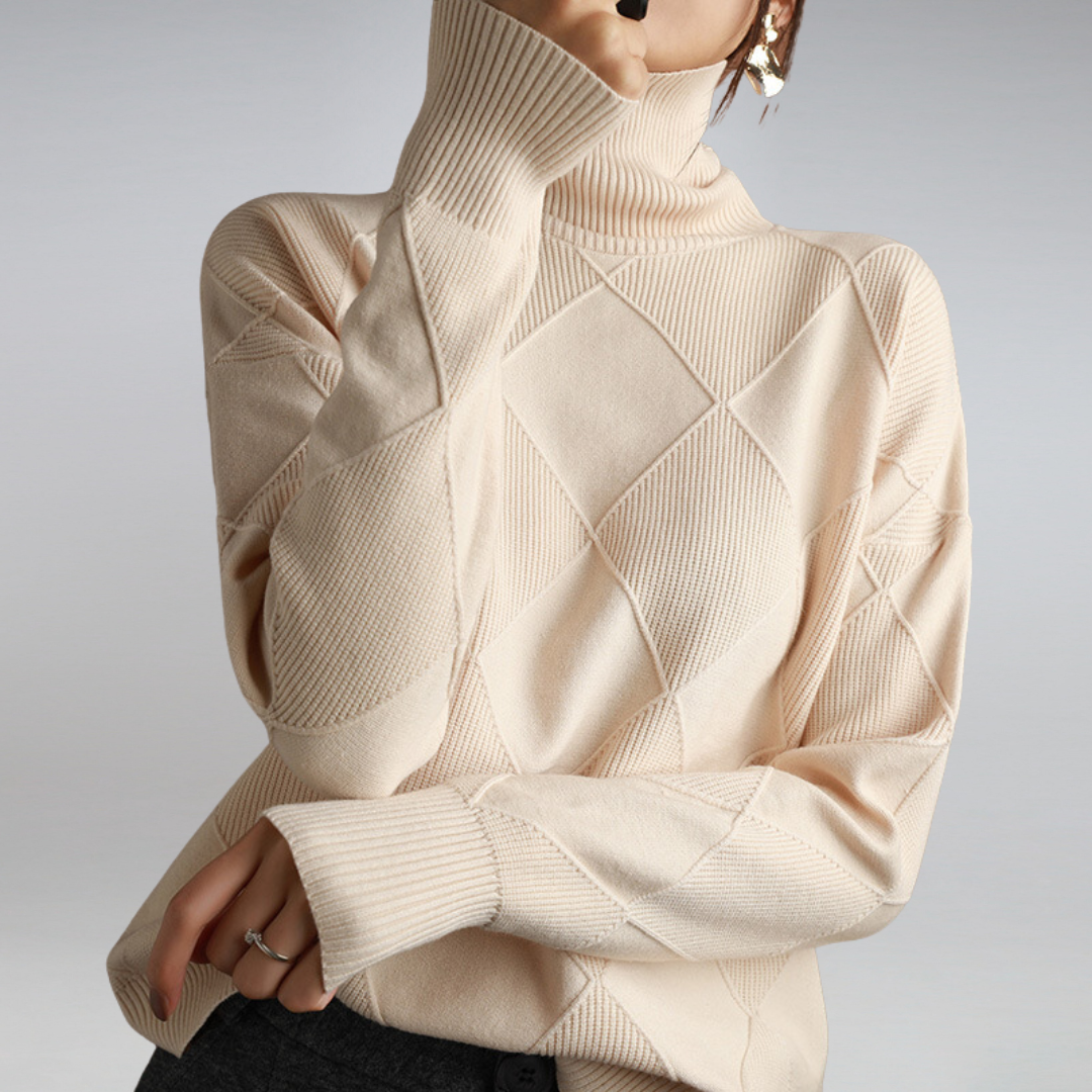 Kaitlyn | Women’s Loose-Fit Winter Sweater with Stretch