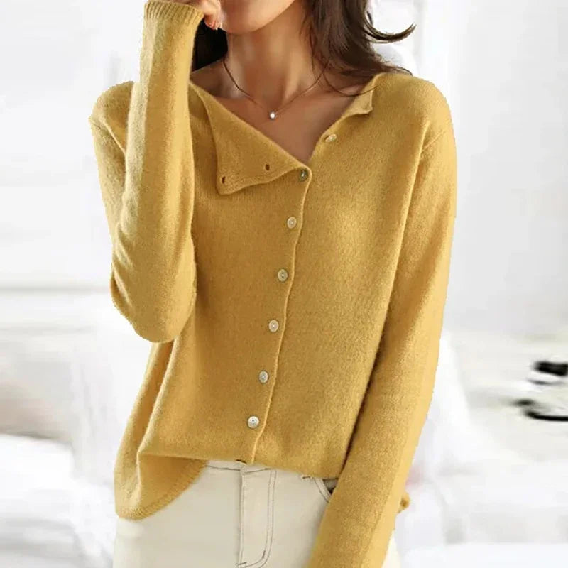 Clarissa | Women Winter Knitted Sweater with Button