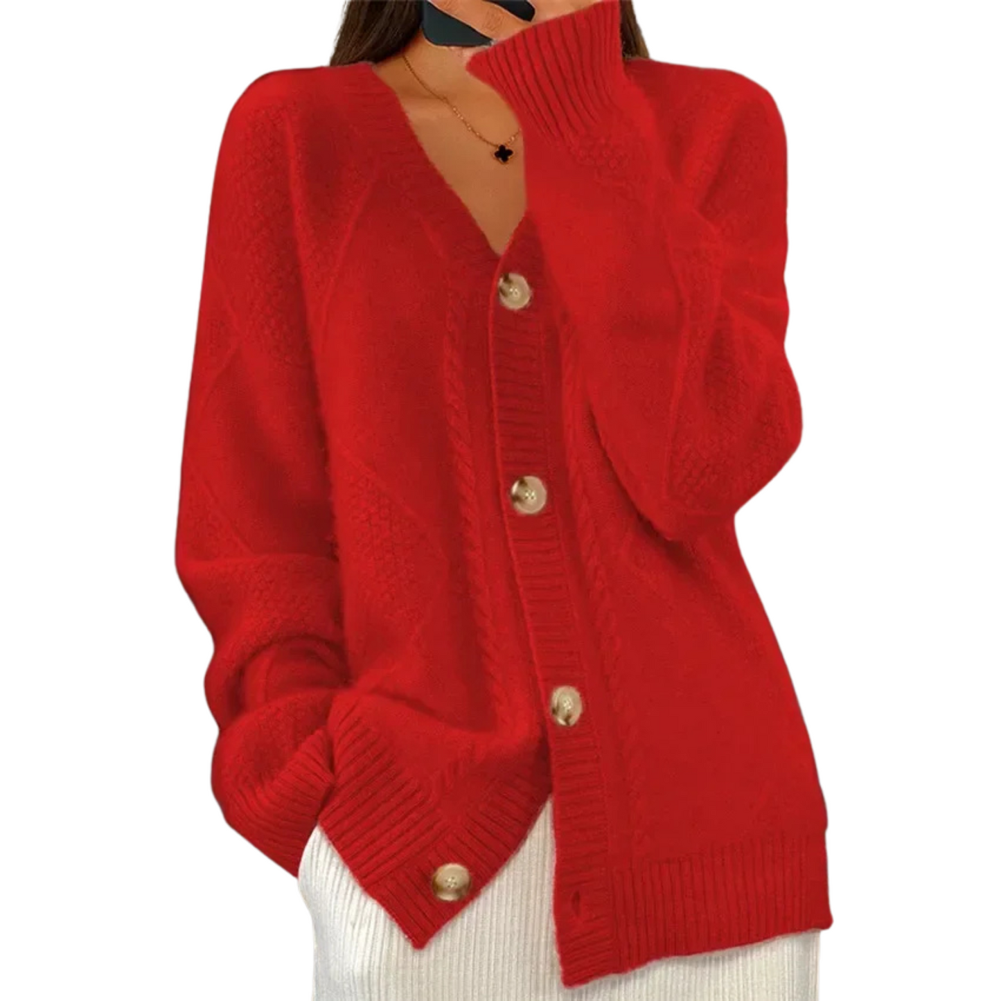 Addison | Comfortable Winter Cardigan with Buttons