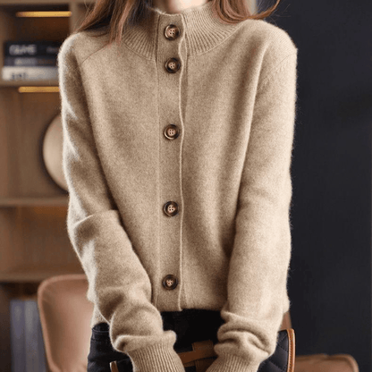 Jasmine | Women’s Winter Sweater with Button Front