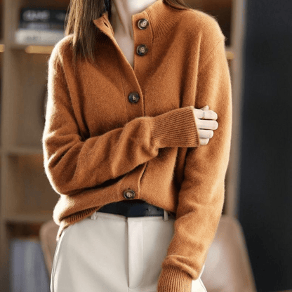 Jasmine | Women’s Winter Sweater with Button Front