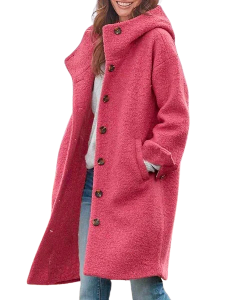 Carla | Women Winter Oversized Coat with Buttons