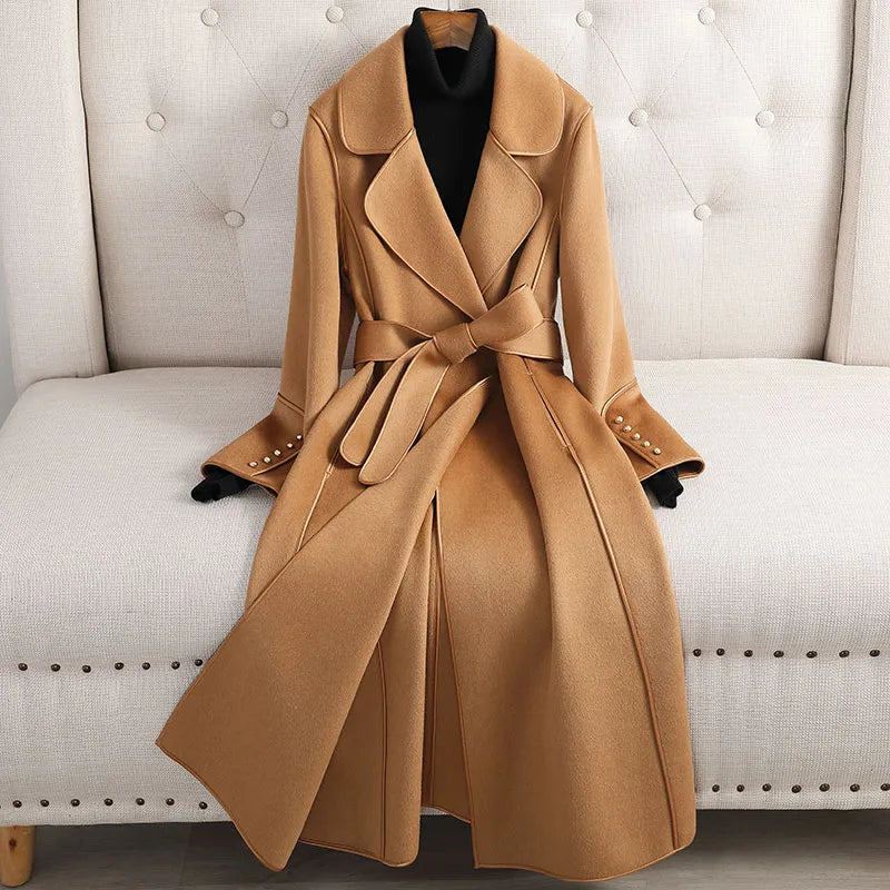 Aspen | Winter Women’s Trench Coat with Belt